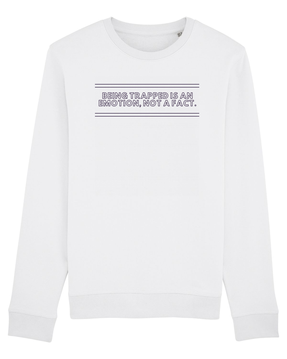 Bluză mânecă lungă Unisex Rise White