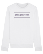 being trapped is an emotion not a fact3 Bluză mânecă lungă Unisex Rise