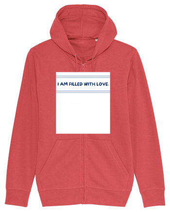 i am filled with love Carmine Red