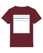 i am filled with love Tricou mânecă scurtă  Copii Mini Creator