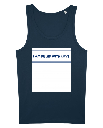 i am filled with love Navy