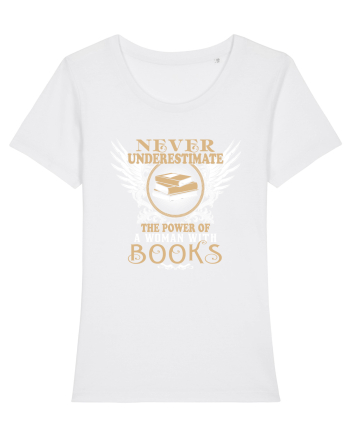 A woman with Books White