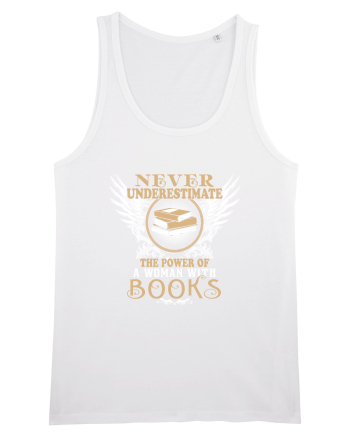 A woman with Books White