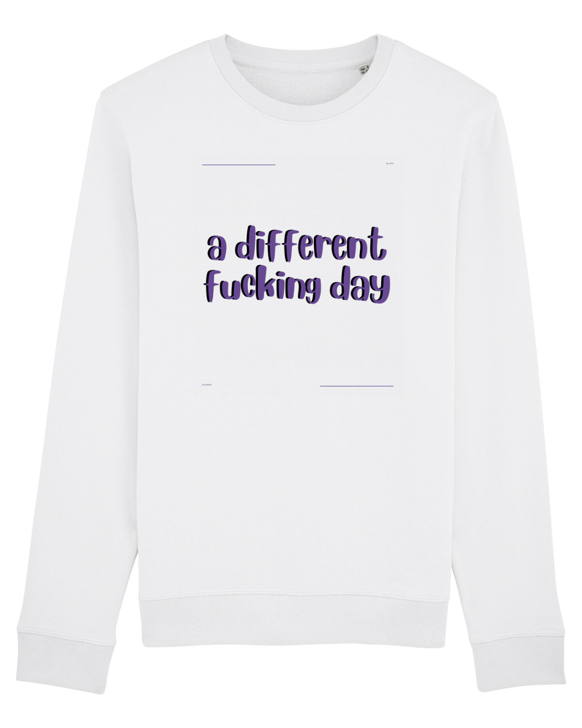 Bluză mânecă lungă Unisex Rise White