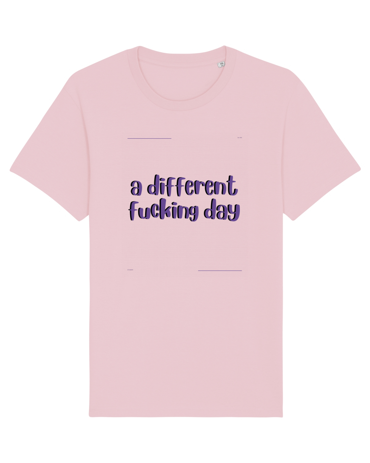 Tricou mânecă scurtă Unisex Rocker Cotton Pink