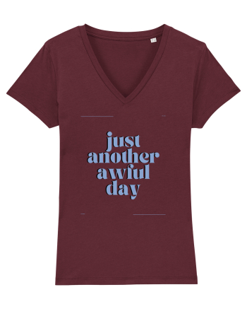 just another awful day5 Burgundy