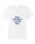 just another awful day5 Tricou mânecă scurtă guler V Bărbat Presenter