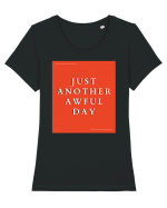 just another awful day6 Tricou mânecă scurtă guler larg fitted Damă Expresser