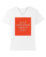 just another awful day6 Tricou mânecă scurtă guler V Bărbat Presenter