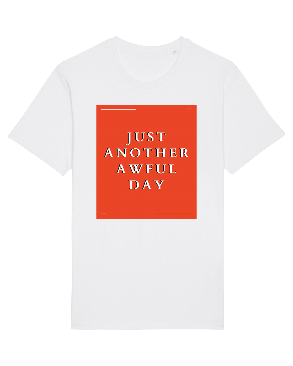 Tricou mânecă scurtă Unisex Rocker White