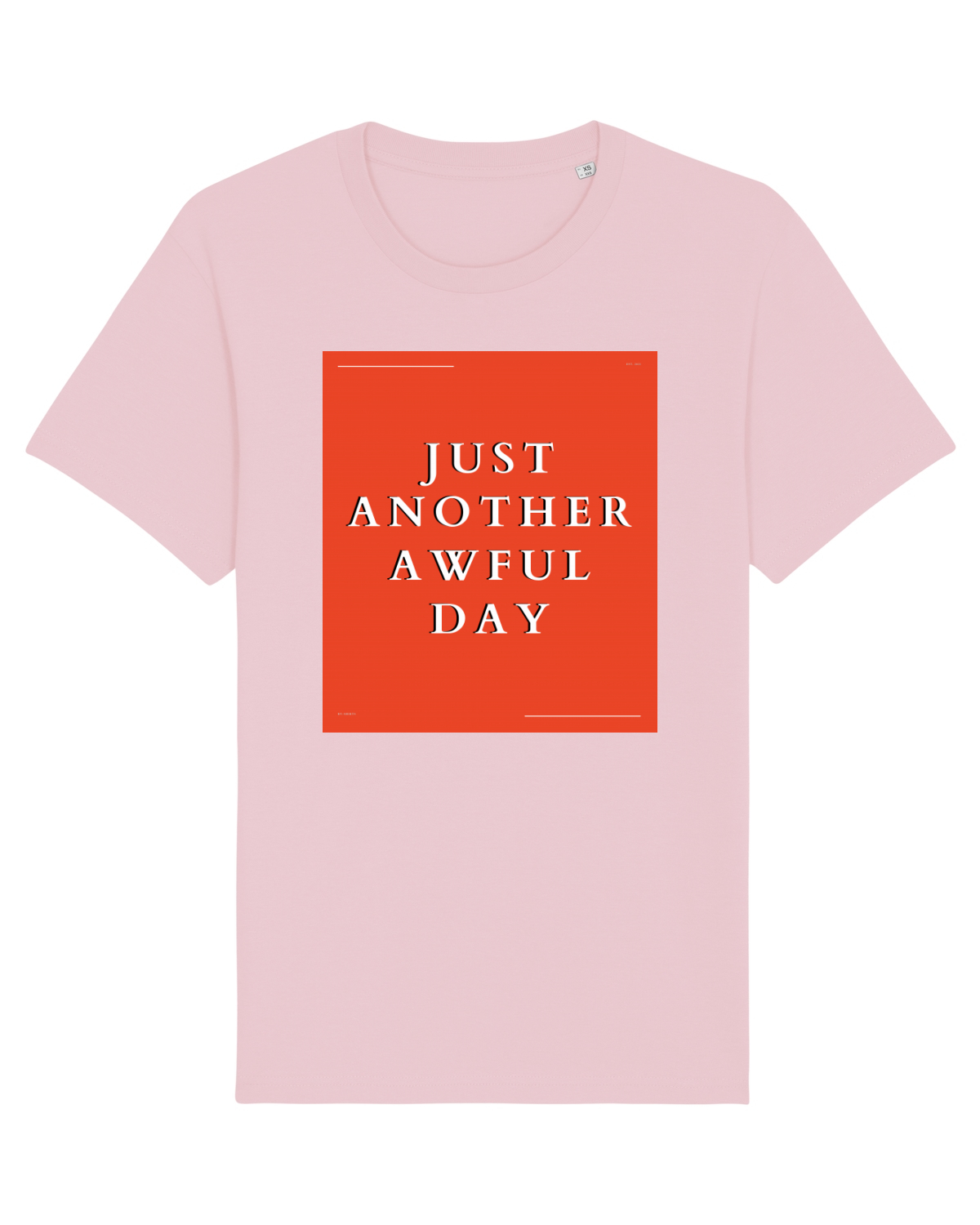 Tricou mânecă scurtă Unisex Rocker Cotton Pink
