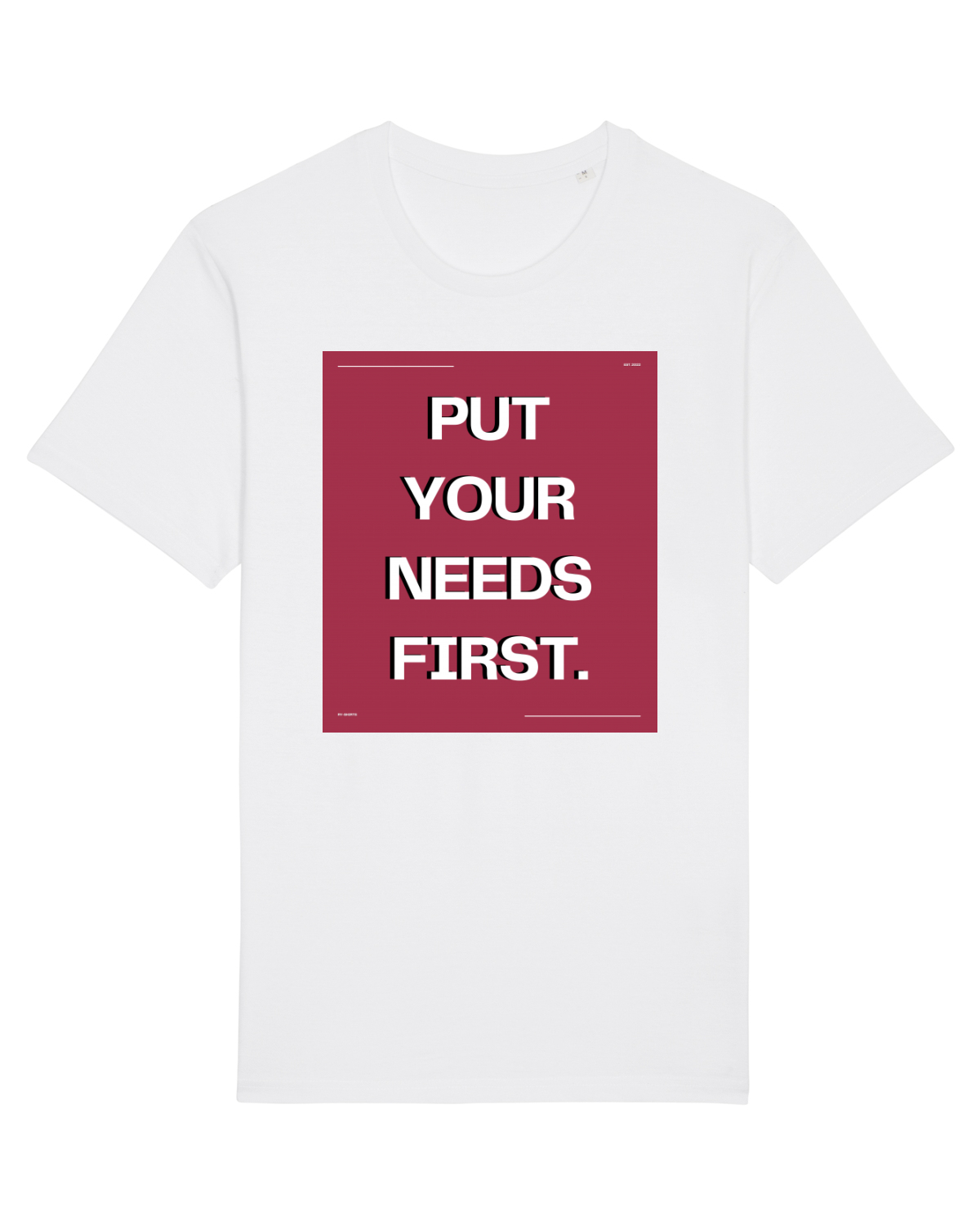 Tricou mânecă scurtă Unisex Rocker White