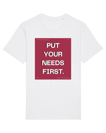 put your needs first5 White