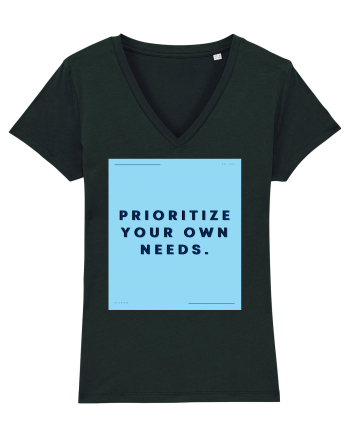 prioritize your own needs3 Black