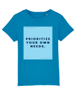 prioritize your own needs3 Tricou mânecă scurtă  Copii Mini Creator