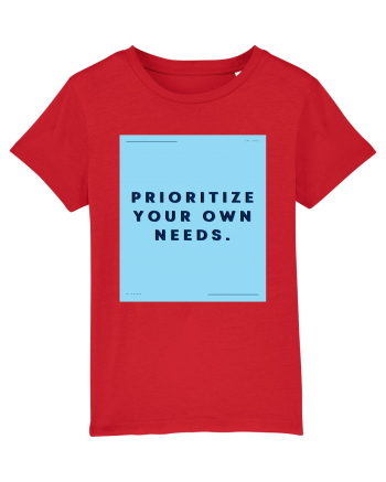 prioritize your own needs3 Red