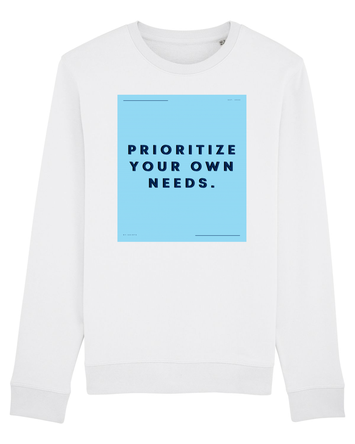 Bluză mânecă lungă Unisex Rise White