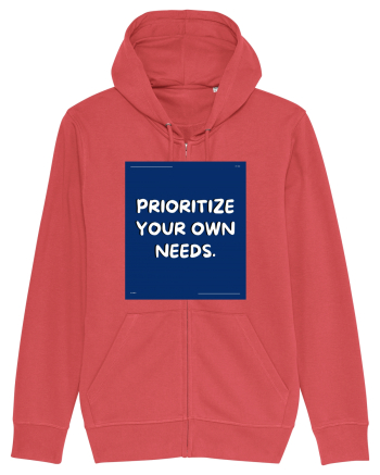 prioritize your own needs4 Carmine Red