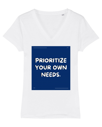 prioritize your own needs4 White
