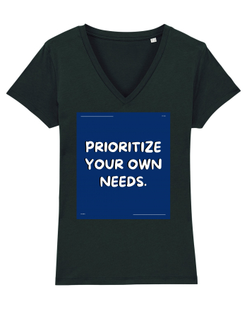 prioritize your own needs4 Black