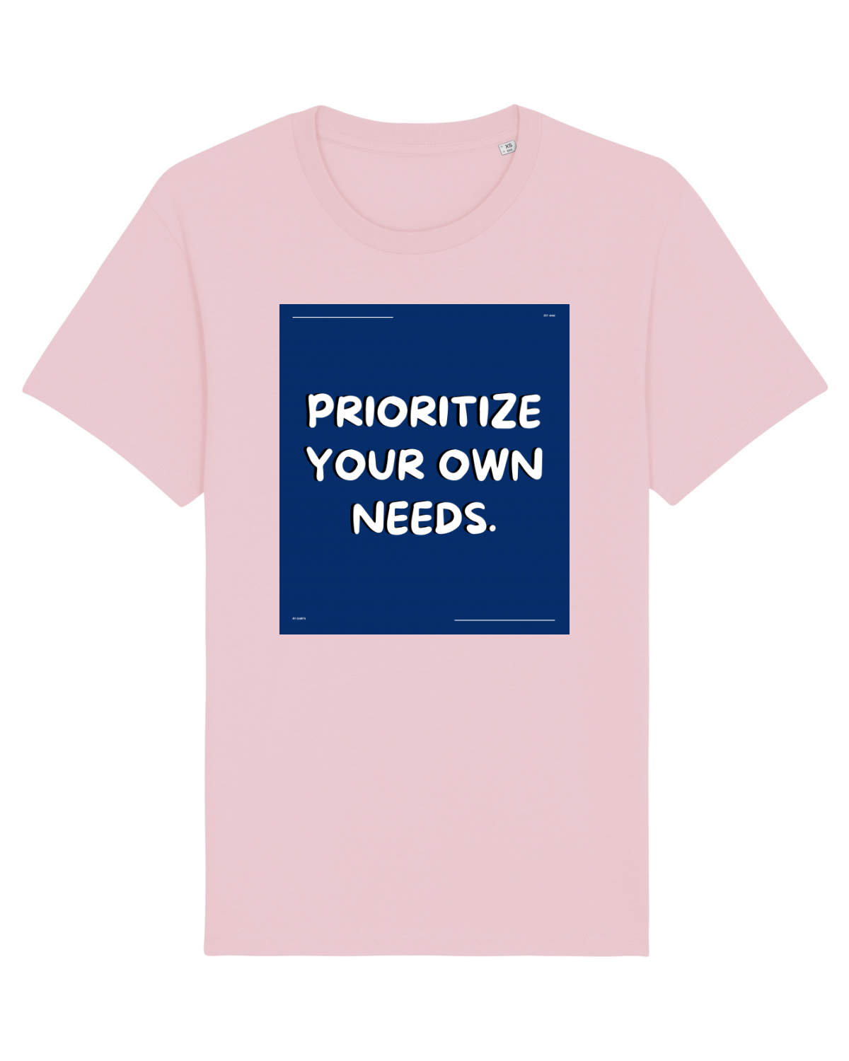 Tricou mânecă scurtă Unisex Rocker Cotton Pink
