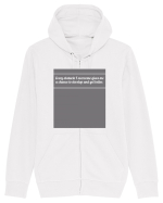 every obstacle i overcome gives me a chance to develop and get better Hanorac cu fermoar Unisex Connector