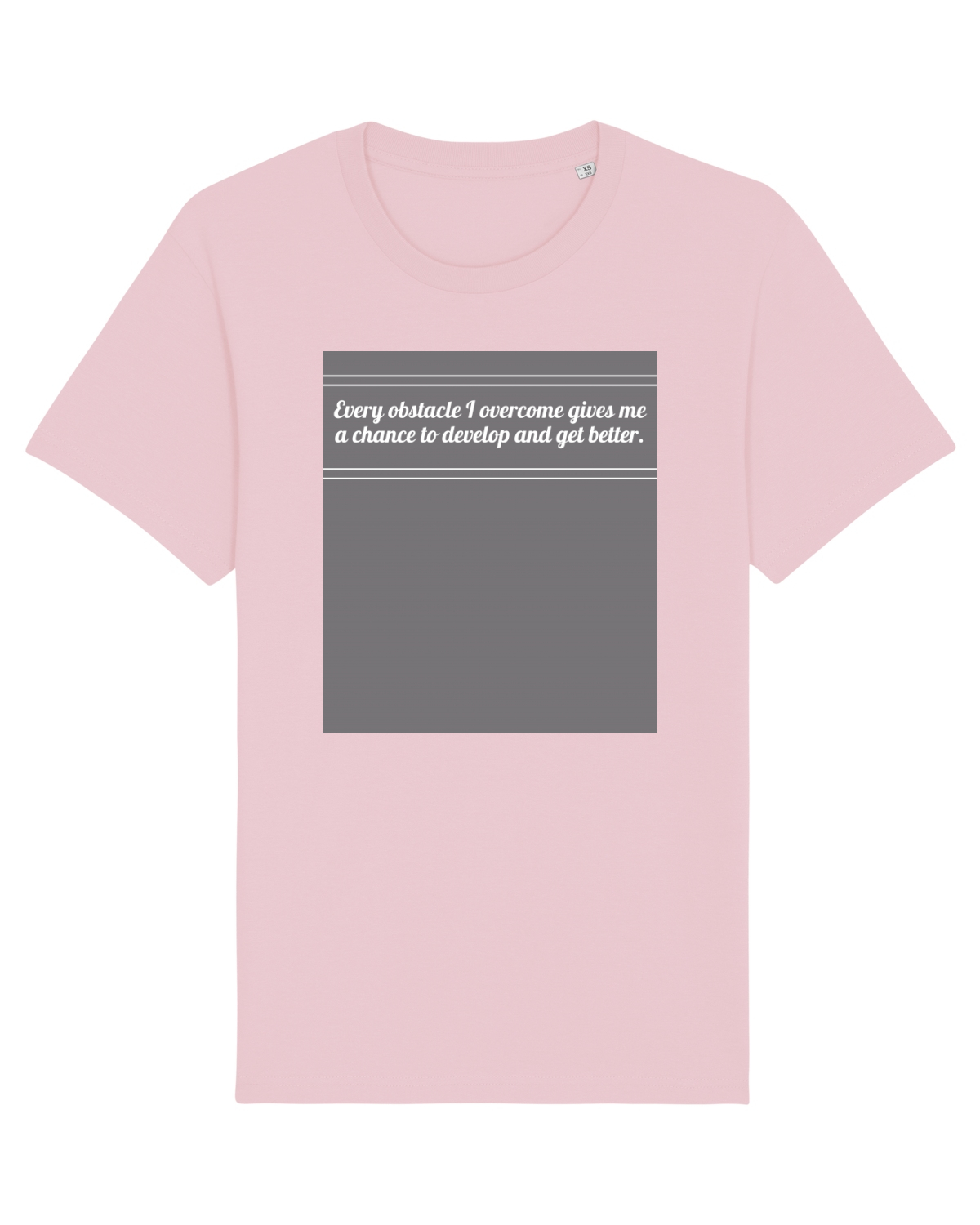 Tricou mânecă scurtă Unisex Rocker Cotton Pink