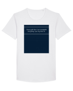 i have faith that i can accomplish everything2 Tricou mânecă scurtă guler larg Bărbat Skater