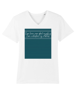 ii can learn more about myself if i can understand my emotions Tricou mânecă scurtă guler V Bărbat Presenter