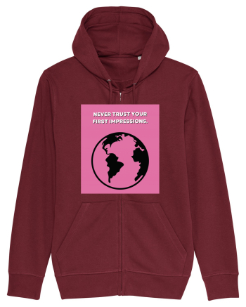never trust your first impressions2 Burgundy