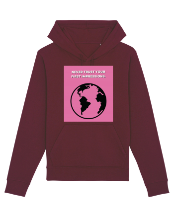 never trust your first impressions2 Burgundy
