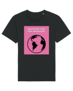 never trust your first impressions2 Tricou mânecă scurtă Unisex Rocker