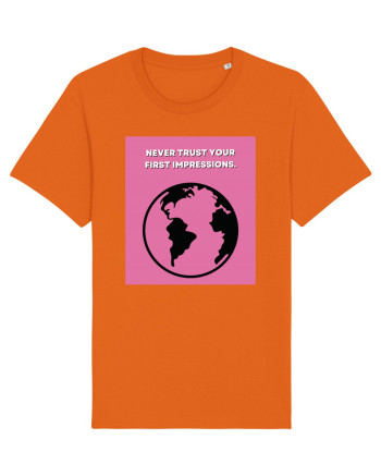 never trust your first impressions2 Bright Orange