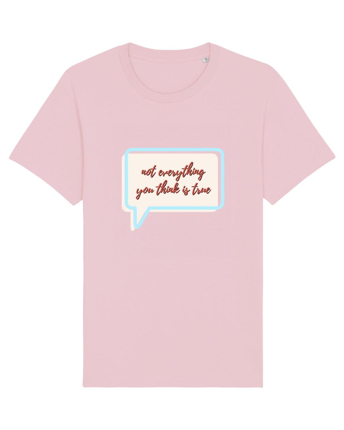 Tricou mânecă scurtă Unisex Rocker Cotton Pink