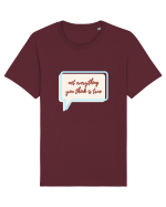 not everything you think is true Tricou mânecă scurtă Unisex Rocker