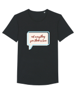 not everything you think is true Tricou mânecă scurtă guler larg Bărbat Skater
