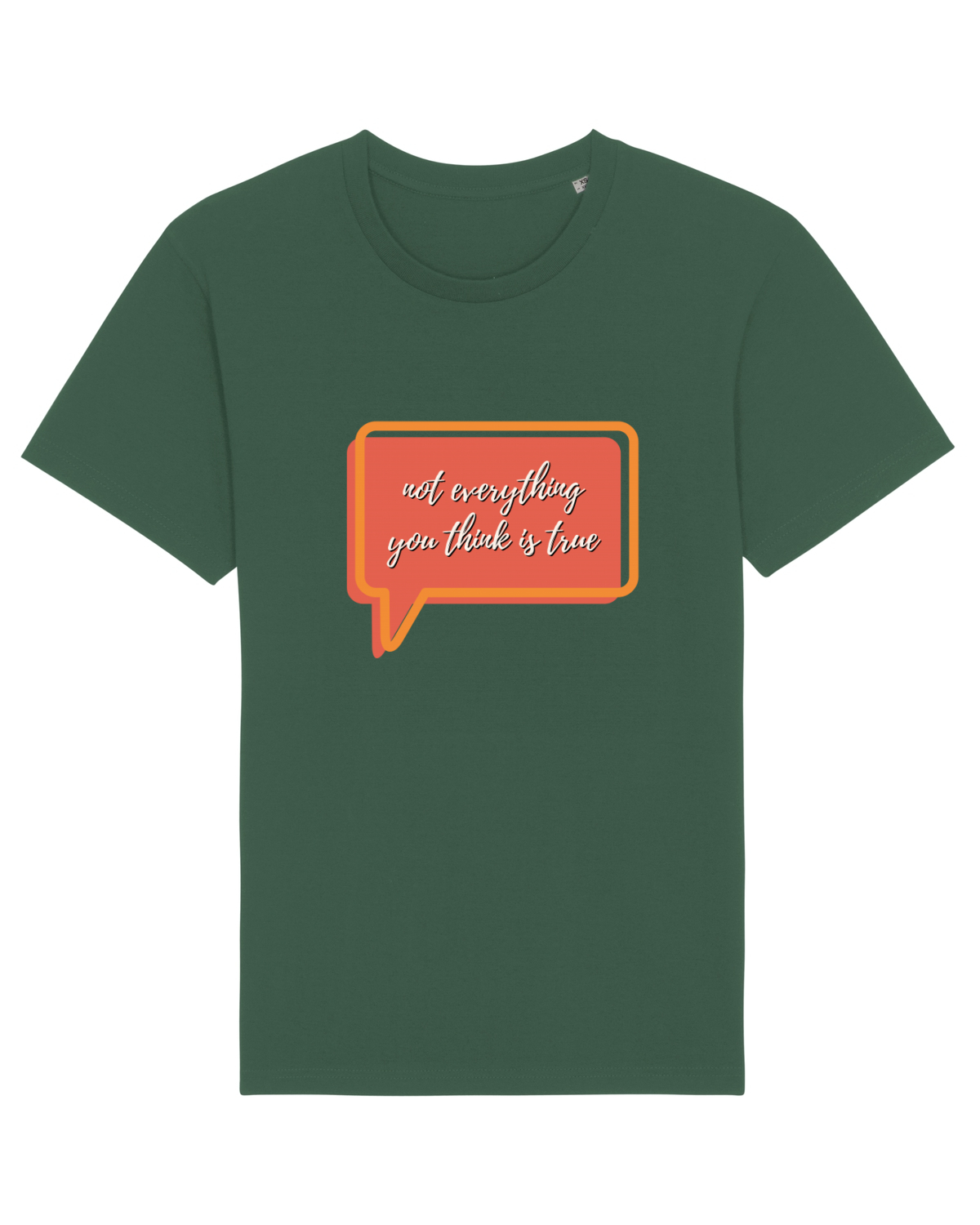 Tricou mânecă scurtă Unisex Rocker Bottle Green