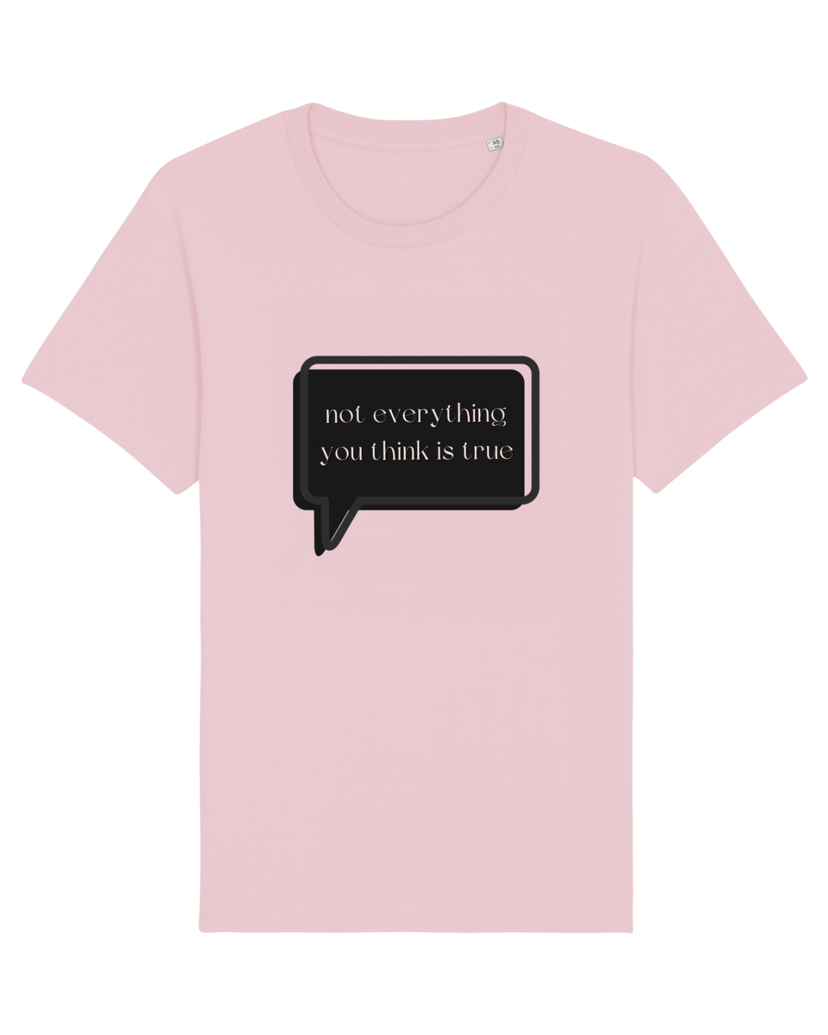 Tricou mânecă scurtă Unisex Rocker Cotton Pink