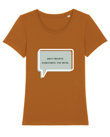 don t believe everything you hear2 Roasted Orange