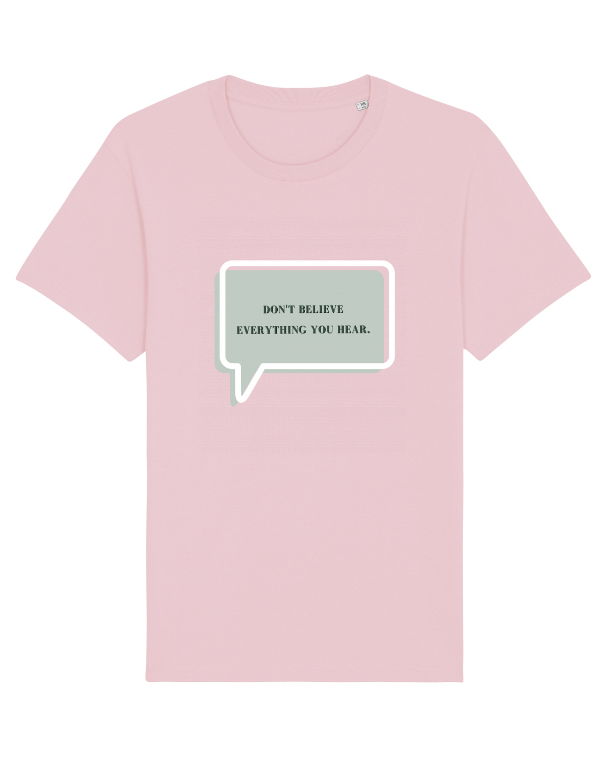Tricou mânecă scurtă Unisex Rocker Cotton Pink