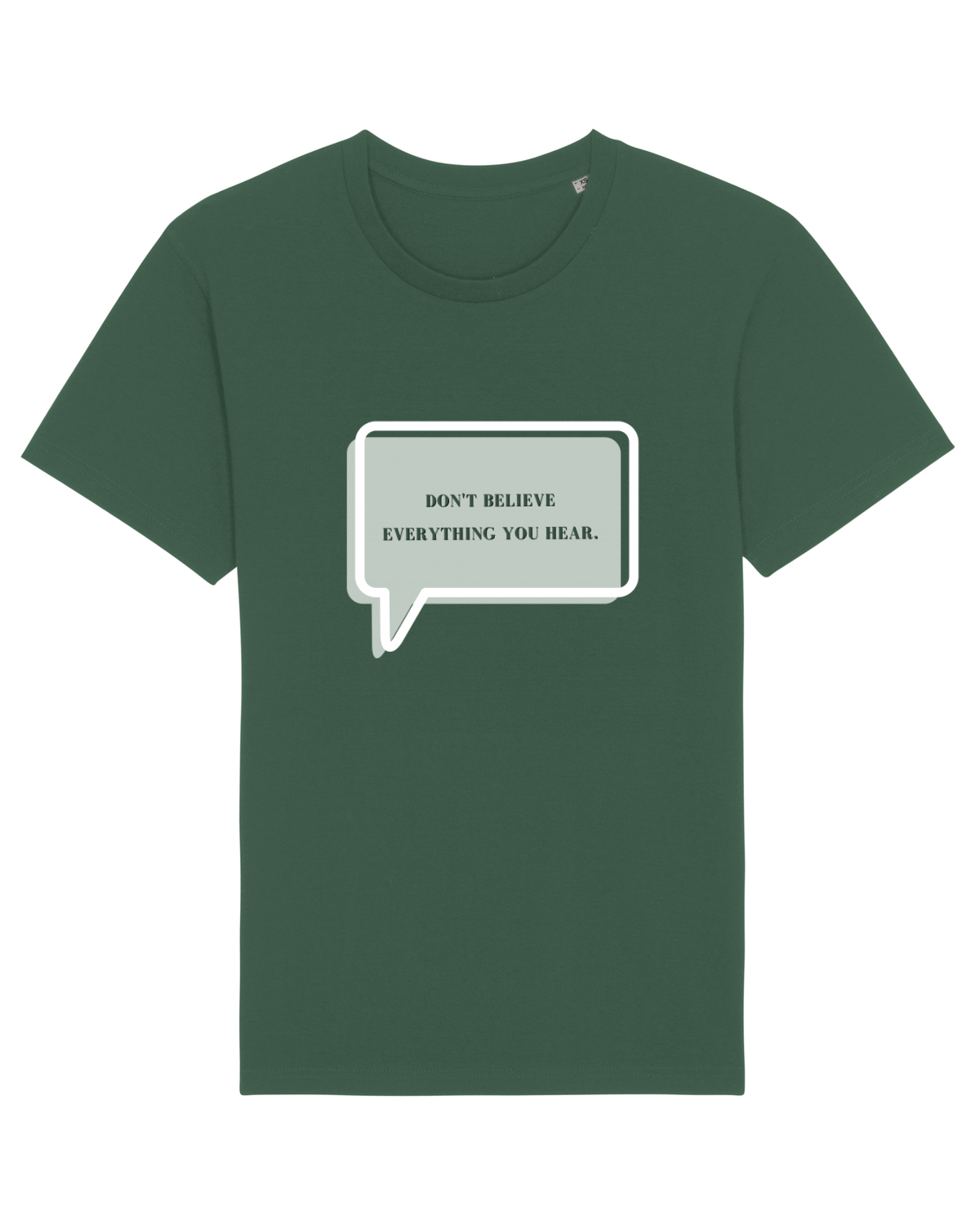 Tricou mânecă scurtă Unisex Rocker Bottle Green