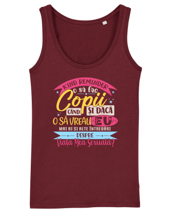 Kind reminder pentru gura lumii Burgundy