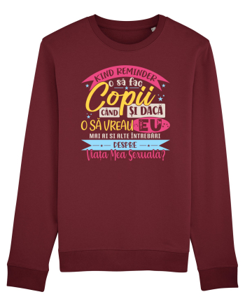 Kind reminder pentru gura lumii Burgundy