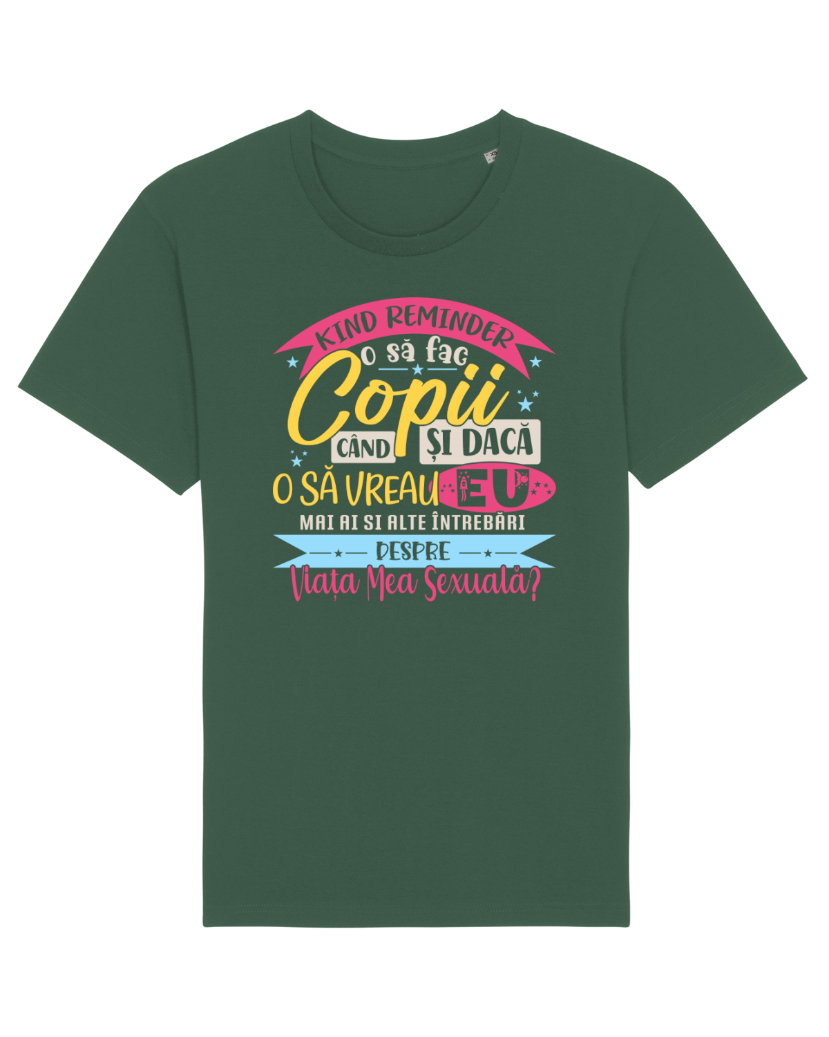 Tricou mânecă scurtă Unisex Rocker Bottle Green