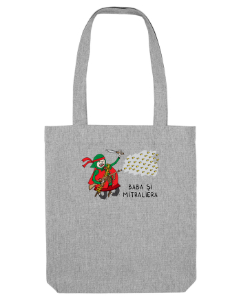 Baba și mitraliera Heather Grey