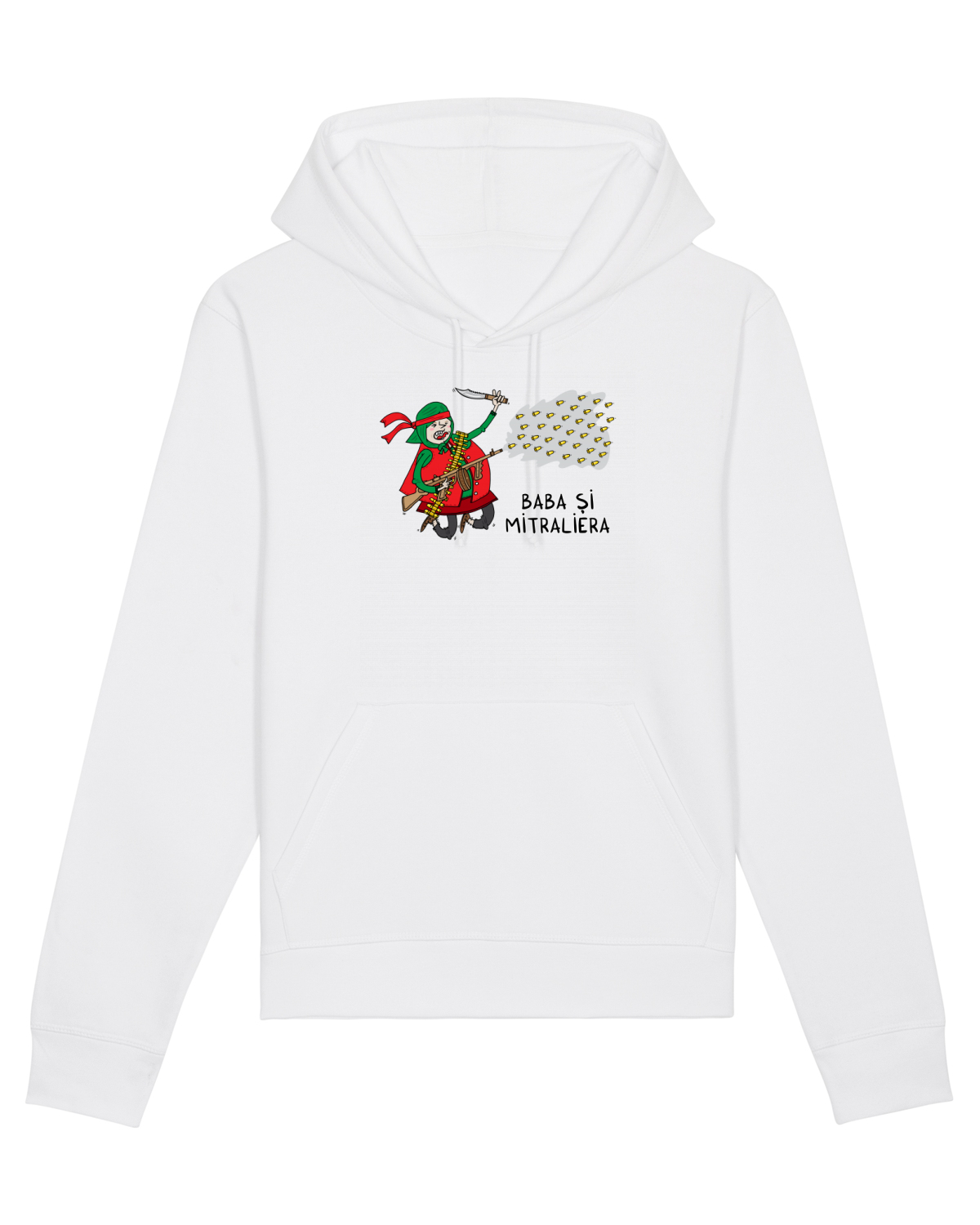 Hanorac Unisex Drummer White