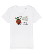 Baba și mitraliera Tricou mânecă scurtă  Copii Mini Creator