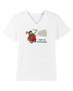 Baba și mitraliera Tricou mânecă scurtă guler V Bărbat Presenter