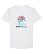 Brain freeze Tricou mânecă scurtă guler larg Bărbat Skater