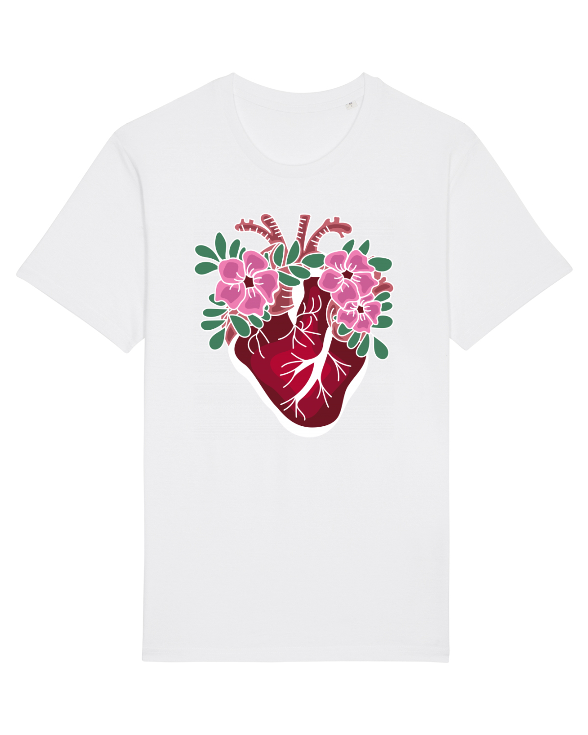 Tricou mânecă scurtă Unisex Rocker White